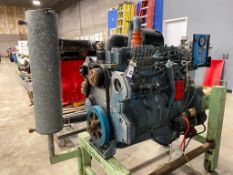 Detroit Diesel DT466 Diesel Engine w/ Mobile Stand