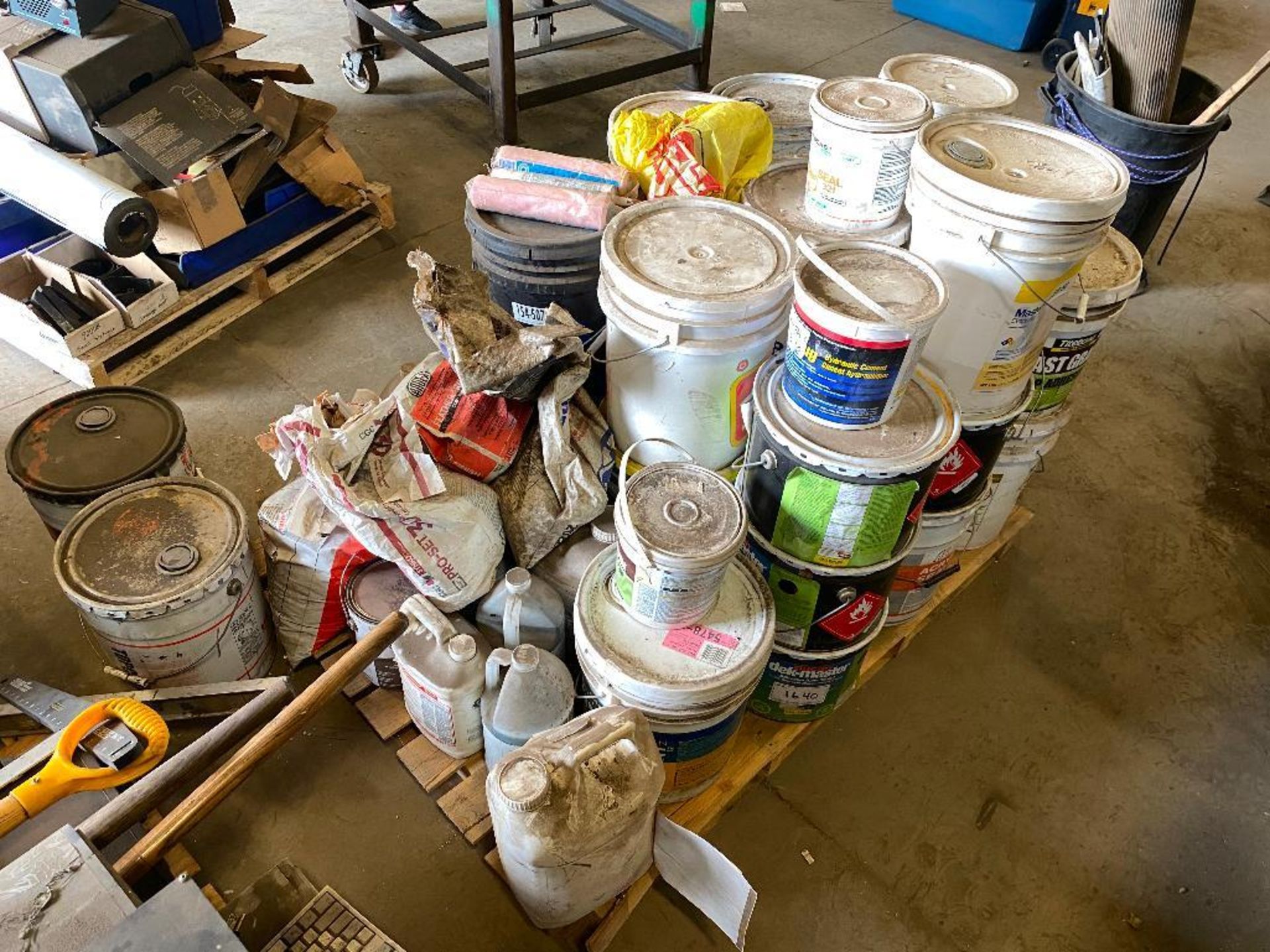 Lot of Asst. Pails of Fluid etc. - Image 4 of 4