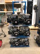 Lot of (6) Briggs & Stratton 3.5HP Engines w/ Mobile Stand