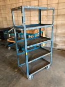 Kleton Heavy Duty 5-Tier Mobile Shelf Cart