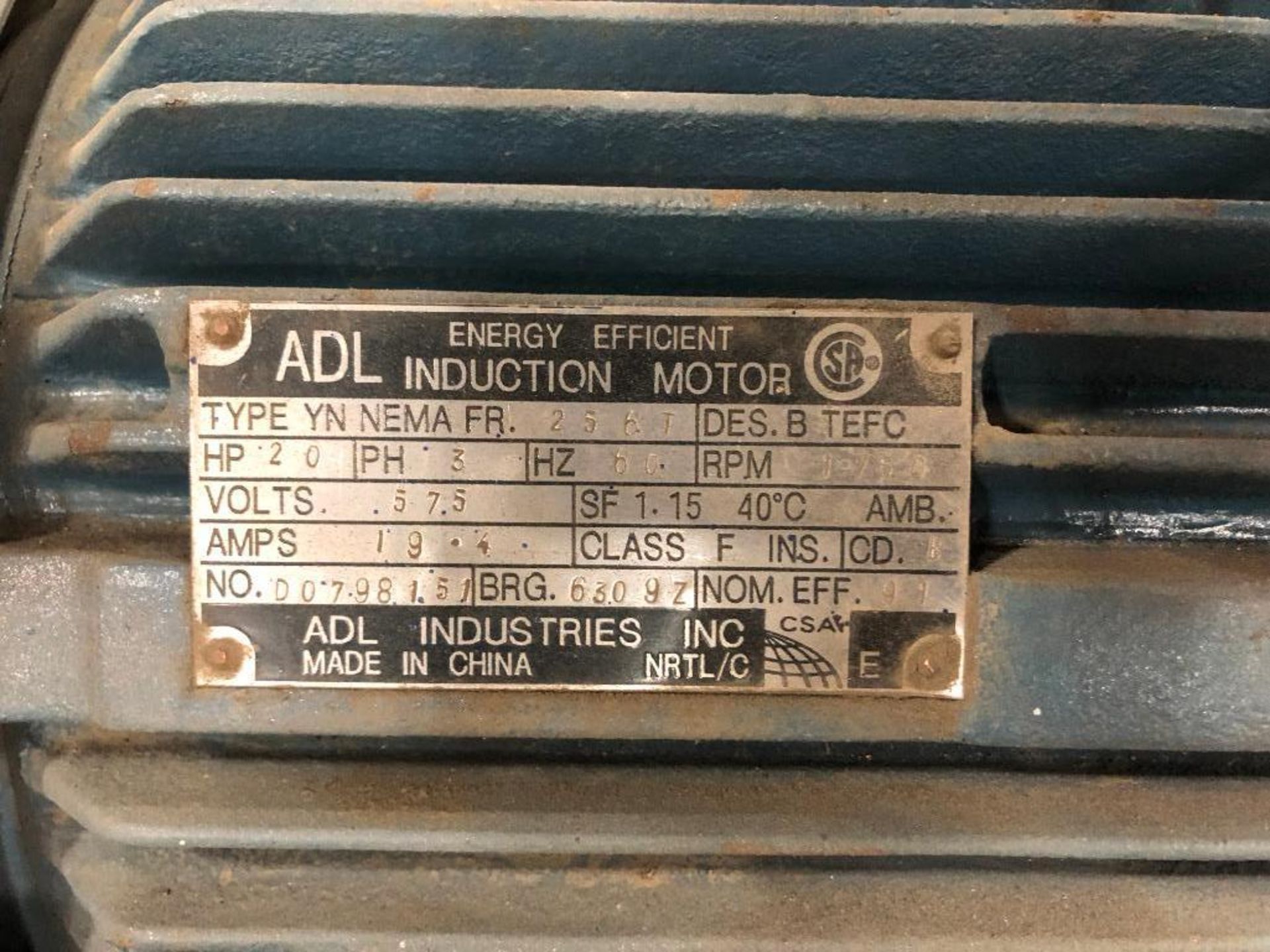 ADL Energy Efficient Induction Motor - Image 2 of 2