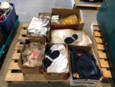 Pallet of Asst. Shirts, Goggles, etc.