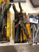 Lot of Asst. Tin Snips, etc.