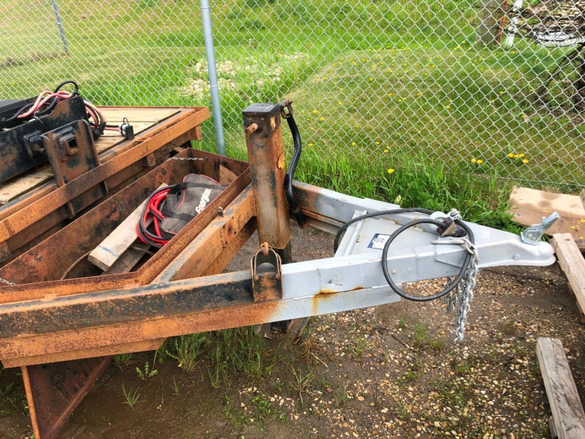 14' Trailer w/ Winch, VIN: OBL - Image 4 of 8