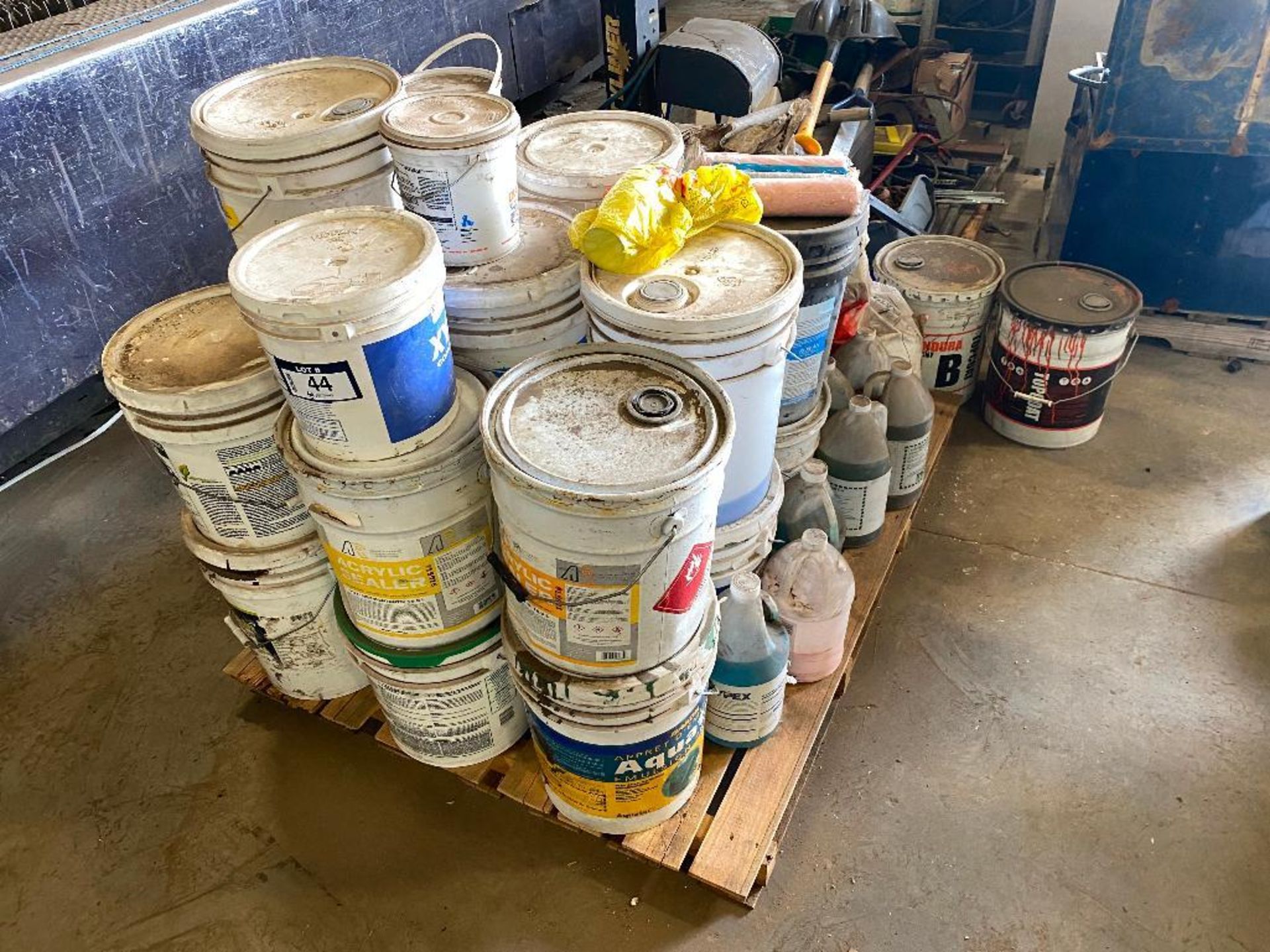 Lot of Asst. Pails of Fluid etc. - Image 2 of 4