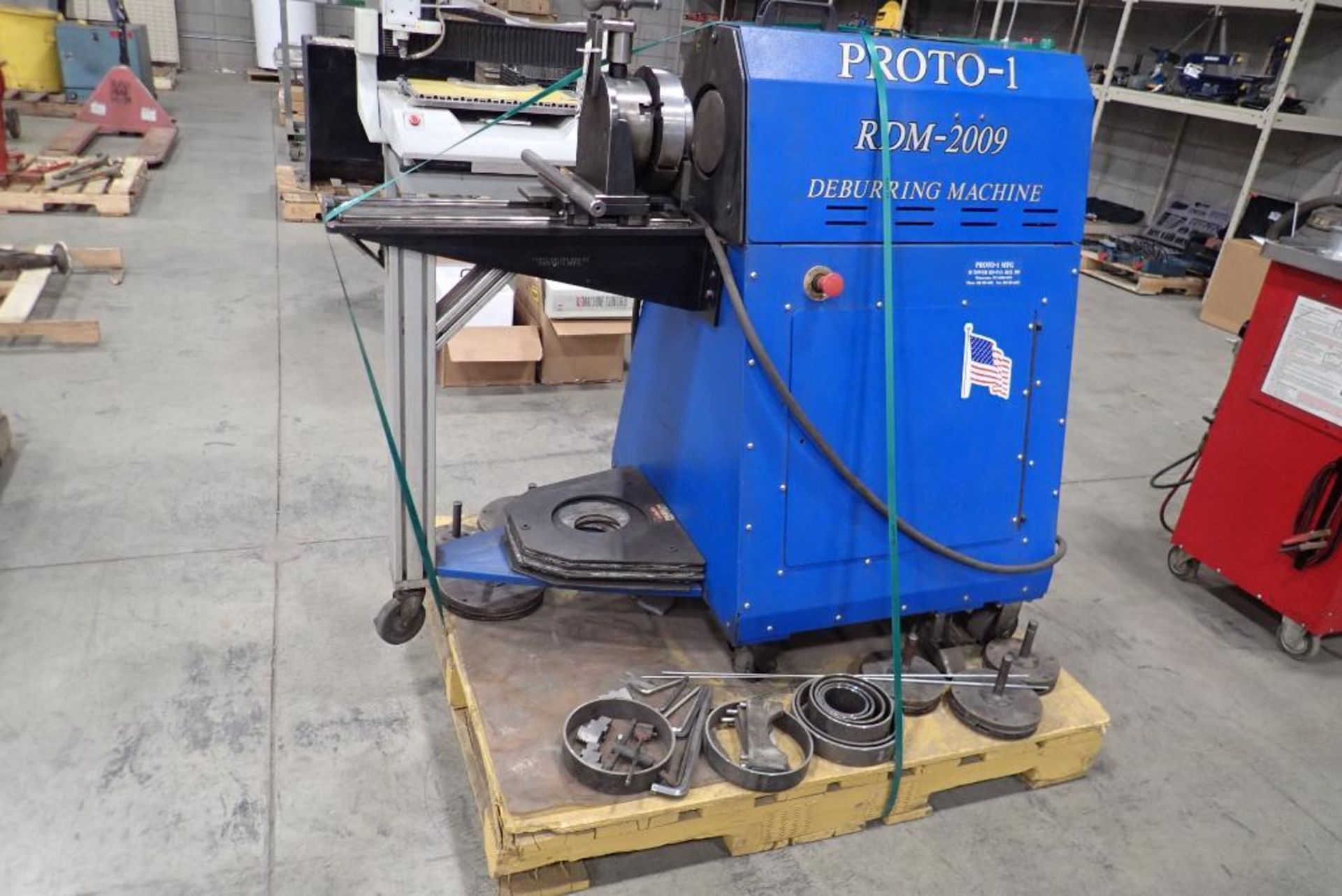 Proto-1 RDM-2009 Deburring Machine w/ Asst. Heads