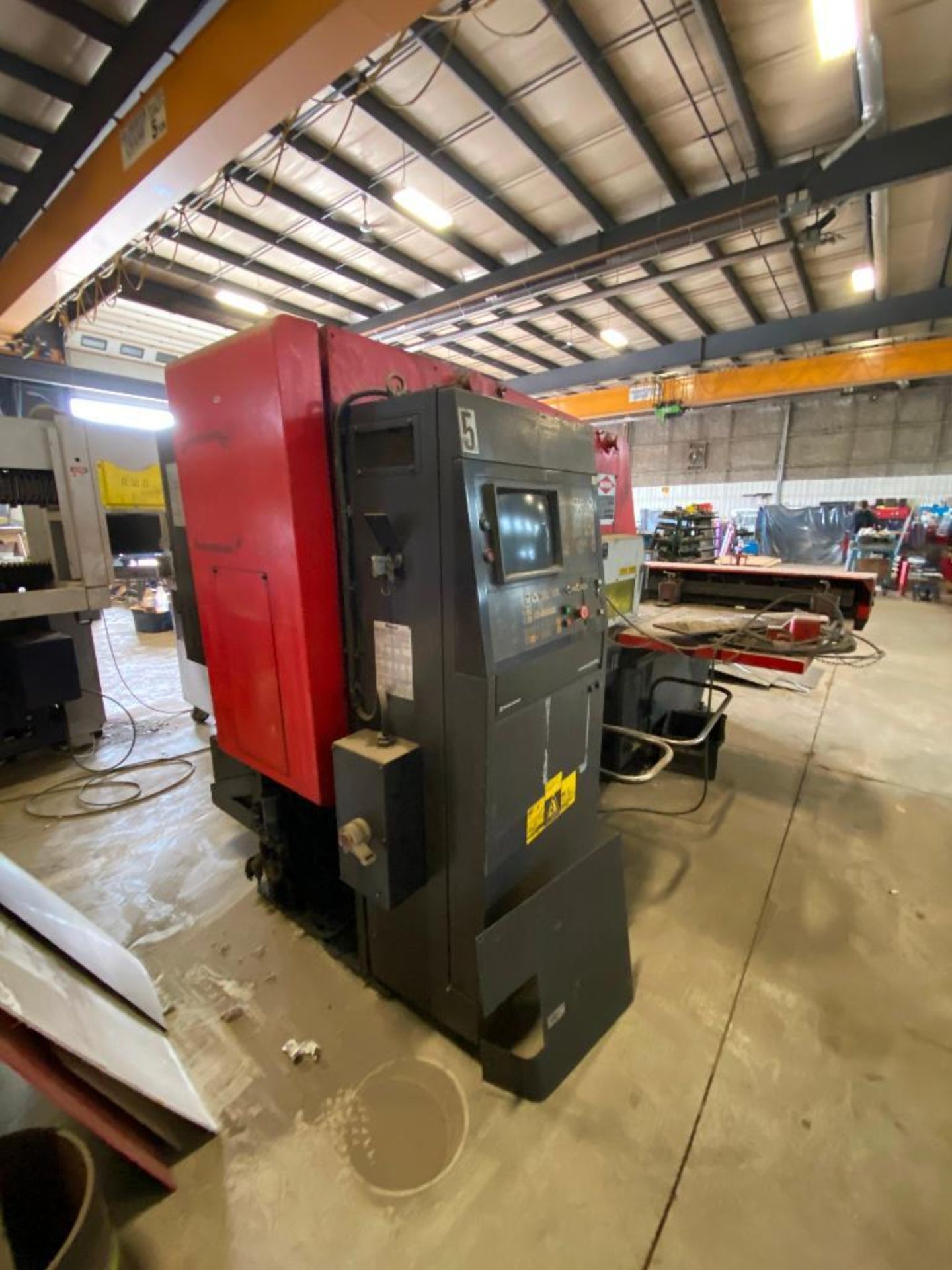 1994 Amada Aries-245 20-Ton Turret Punch Press, 11KVA, 3PH - Image 5 of 13