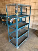 Kleton Heavy Duty 5-Tier Mobile Shelf Cart