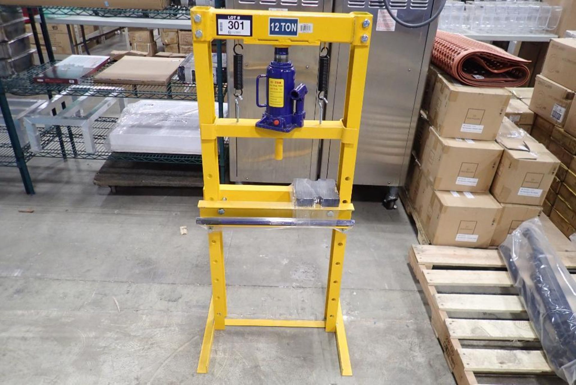 Millennium Pro 12-Ton Hydraulic Shop Press