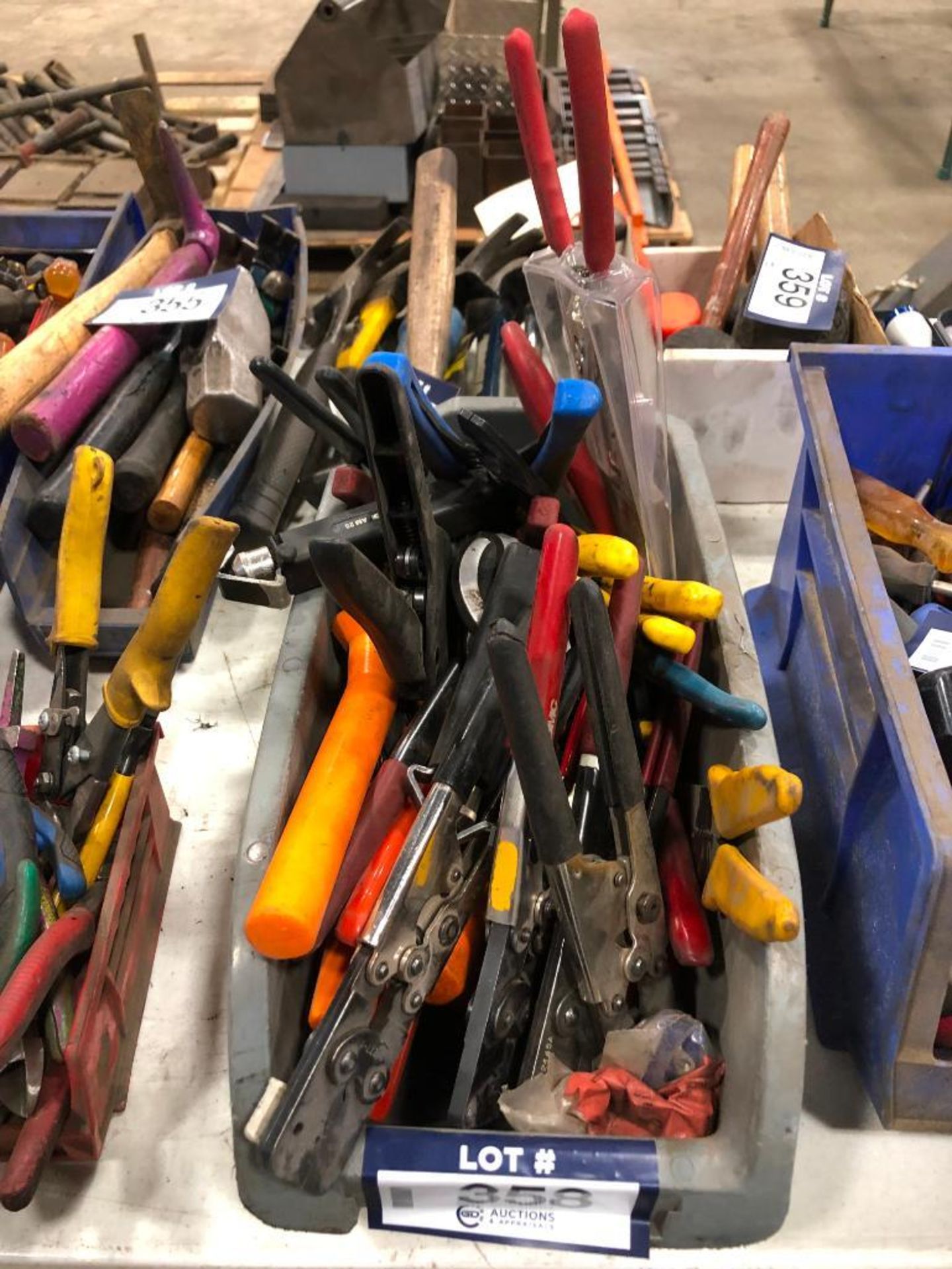 Lot of Asst. Cutters, Crimpers, Wire Strippers, etc.