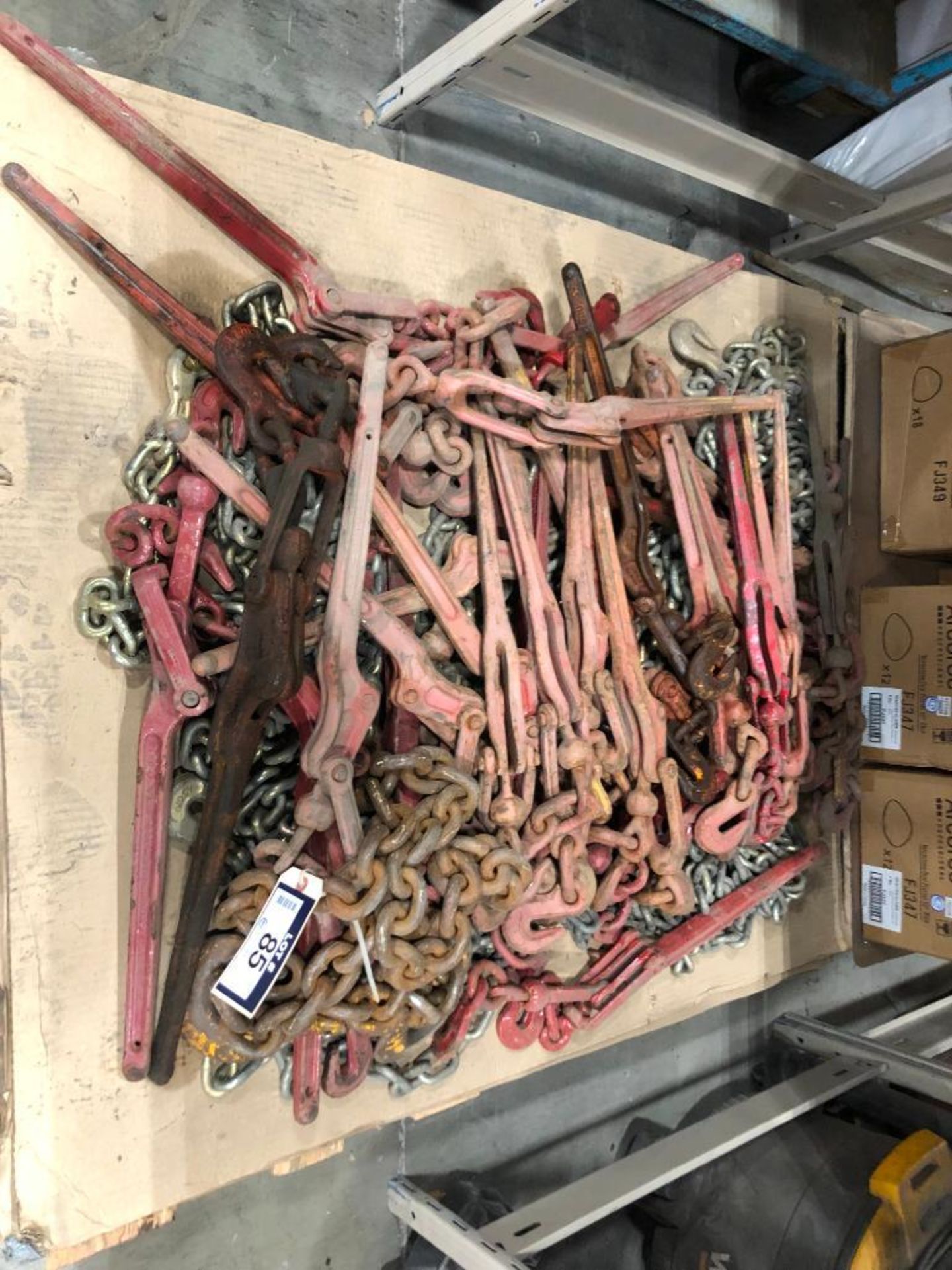 Pallet of Asst. Chains, Chain Boomers, etc. - Image 2 of 2