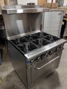 36" COMMERCIAL GAS RANGE, NATURAL GAS - OMCAN 43151