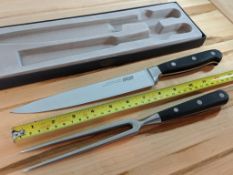 NELLA CARVING KNIFE AND FORK SET