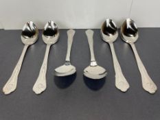 11" STAINLESS STEEL SERVING SPOON - LOT OF 6 - NEW