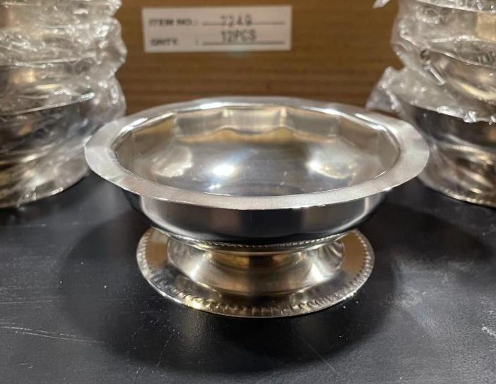 3.5 OZ. STAINLESS STEEL SUNDAE DISH - LOT OF 12 - NEW - Image 2 of 5
