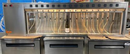 BY THE GLASS 16 BOTTLE REFRIGERATED WINE DISPENSER & DISPLAY