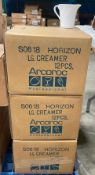 3 CASES OF ARCOROC S0618 HORIZON 9.5 OZ. WHITE PORCELAIN CREAMER - 12/CASE - NEW