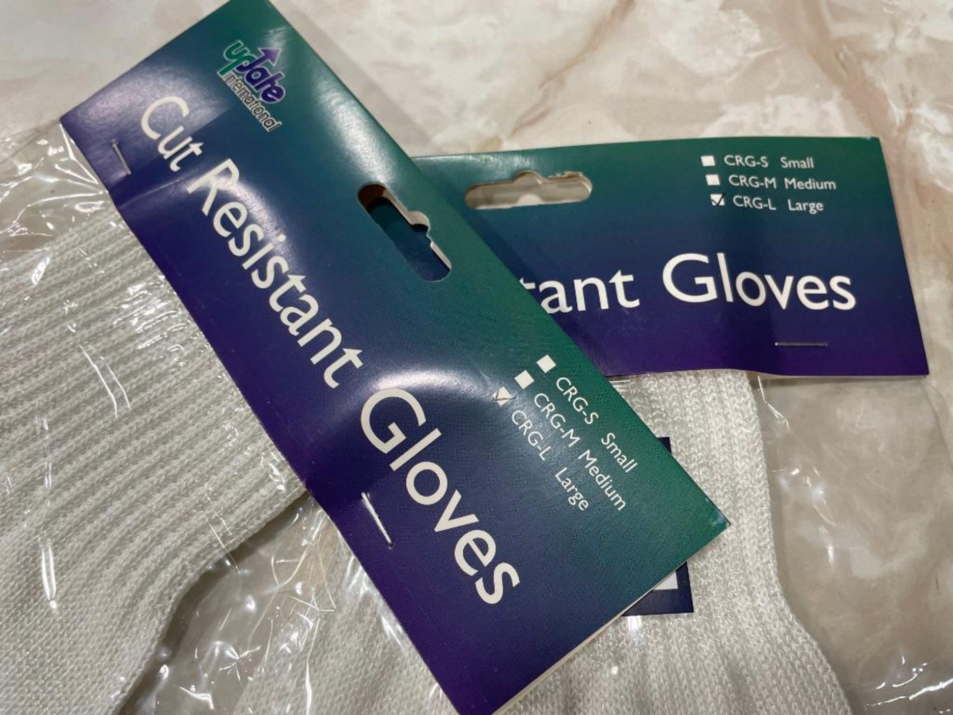 LOT OF (2) UPDATE CUT RESISTANT GLOVES - LARGE - Image 2 of 4