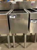 GLASTENDER IBB-12 12" STAINLESS STEEL UNDERBAR ICE BIN/COCKTAIL UNIT