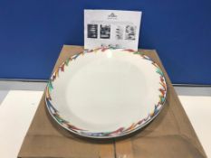 DUDSON PALETTE OVAL PLATTER 11.5" - 12/CASE, MADE IN ENGLAND