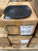 3 CASES OF DUDSON EVO JET SQUARE CHEF'S PLATES 6.5" - 36/CASE - MADE IN ENGLAND