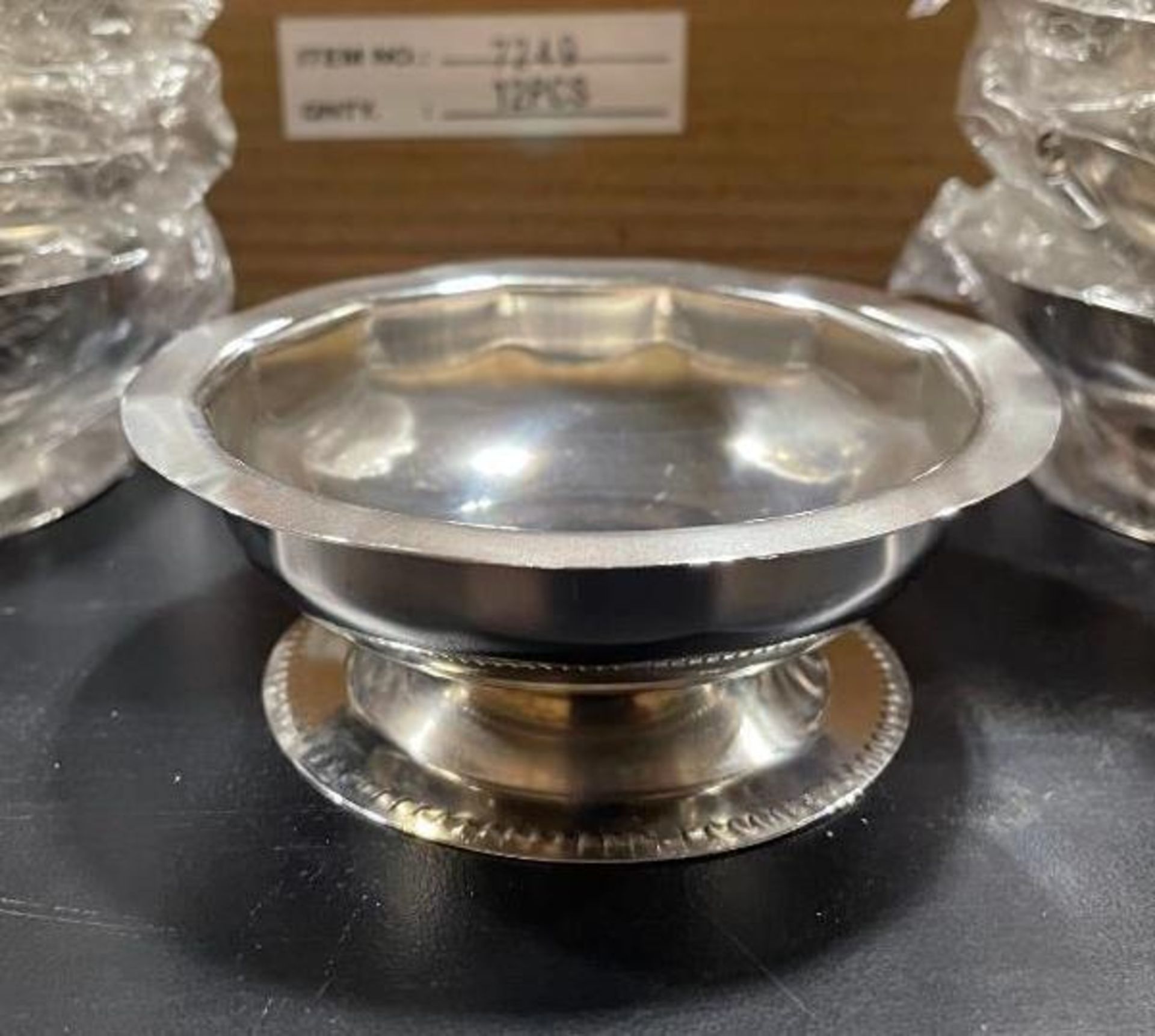 3.5 OZ. STAINLESS STEEL SUNDAE DISH - LOT OF 12 - NEW - Image 2 of 5