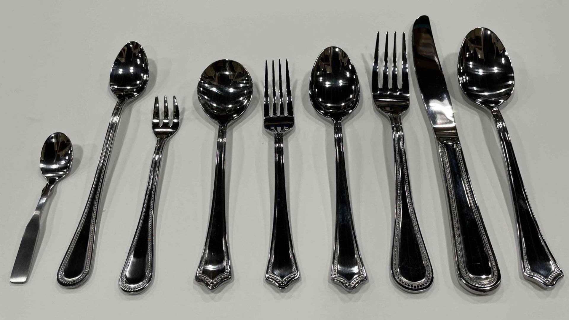 NEW 456 PIECE SILVERWARE SET INCLUDING: - Image 2 of 8