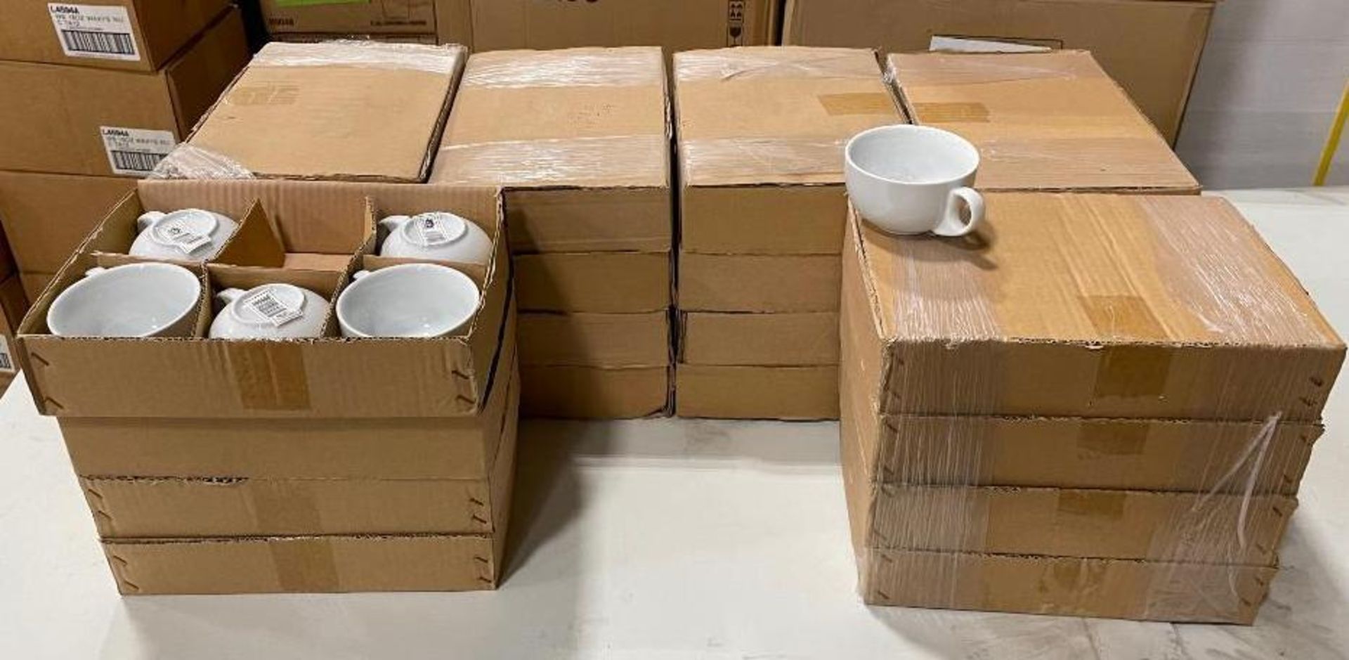 7 OZ. TAPERED COFFEE CUP, LOT OF 144, JOHNSON ROSE 90181 - NEW - Image 2 of 3