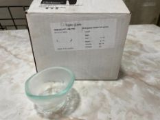 CASE OF 20 TIGER GLASS GREEN TINT 60ML SHOT GLASS