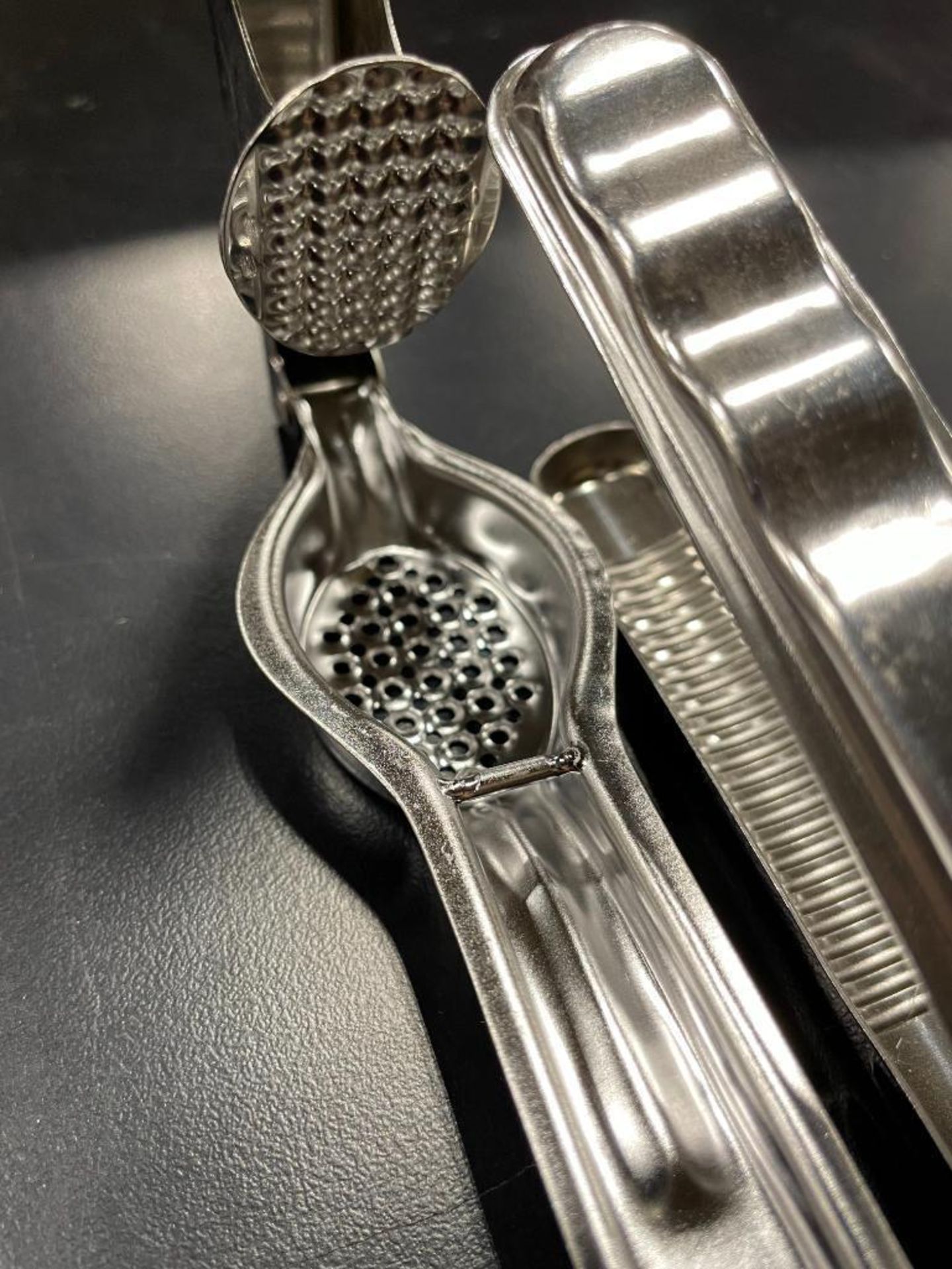 (2) STAINLESS STEEL GARLIC PRESSES - Image 2 of 3