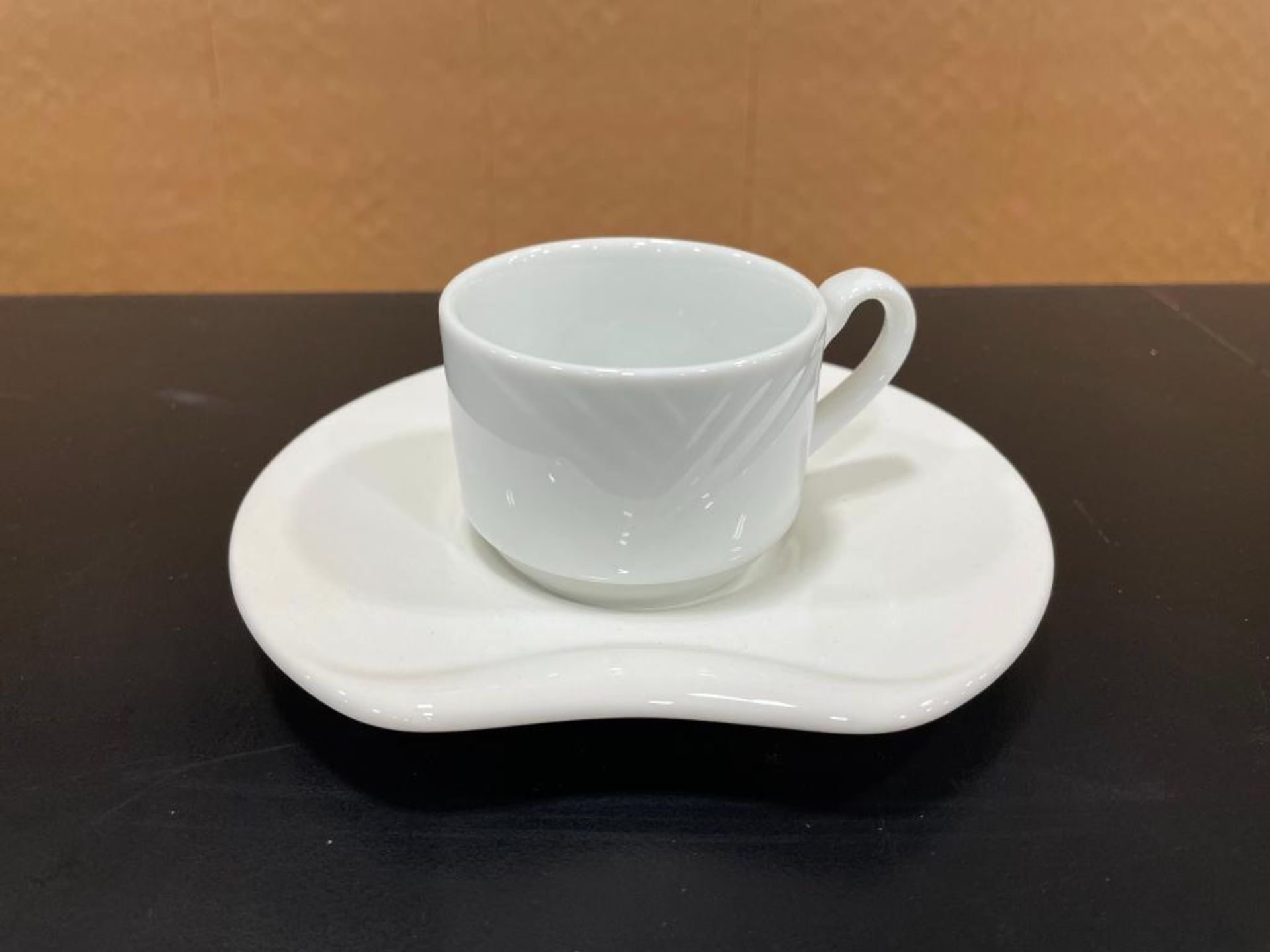 ESPRESSO CUP WITH SAUCER SET - NEW - SET OF 72 - Image 3 of 7