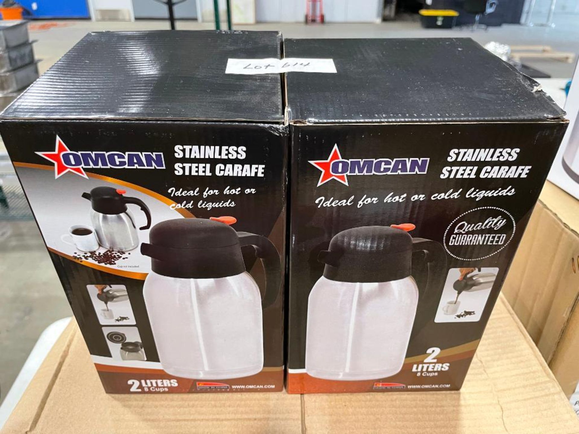 OMCAN THERMAL COFFEE CARAFE 8 CUP FOR COFFEE MACHINES AND MORE - NEW - LOT OF 2 - Image 3 of 8