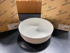 60OZ/1800ML WHITE PORCELAIN BOWLS, ARCOROC "EMBASSY" S0147 - LOT OF 8 - NEW