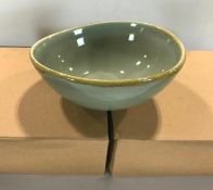 3 CASES OF TERRASTONE 8 1/2" SAGE GREEN BOWL - 12/CASE, ARCOROC - NEW