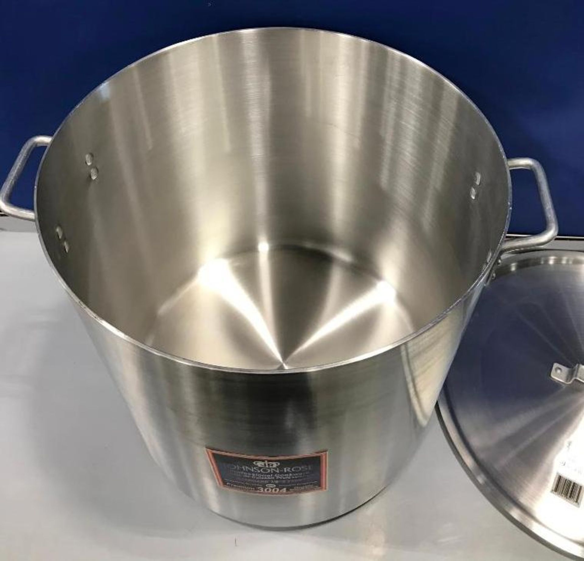 80QT PREMIUM ALUMINUM STOCK POT WITH COVER, JOHNSON ROSE 65580 - NEW - Image 2 of 3