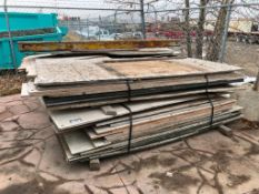 Lot of Asst. Plywood, OSB, Metal Channel, etc.
