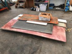 Lot of Fibreboard and Plywood Cut-Offs, etc.