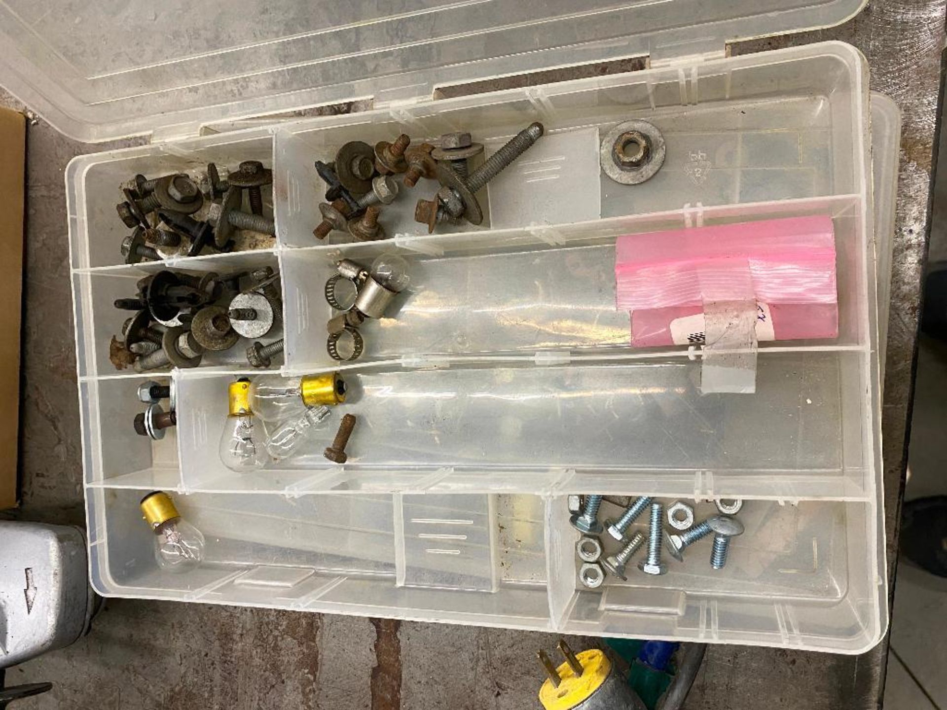 Lot of (4) Parts Organizers w/Bolts, Nails, Pins, etc. - Image 4 of 5
