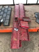 Lot of (4) Stair Concrete Stamping Mats.