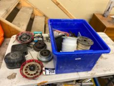 Lot of Small Engine Parts including Starter Rope, Filters, etc.