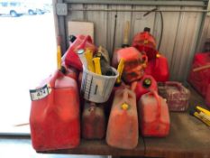 Lot of (16) Asst. Fuel Containers.