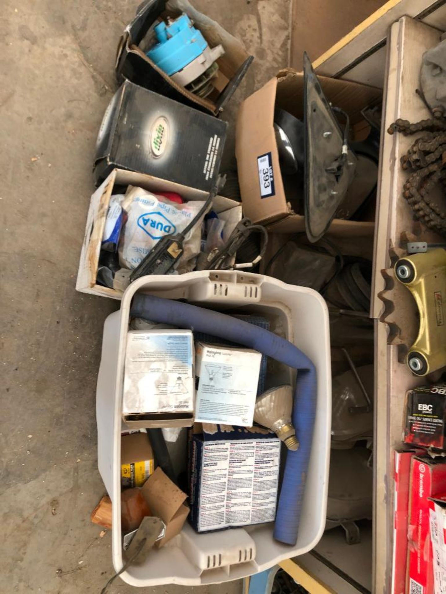 Lot of Asst. Automotive parts Including Brake Pots, Lighting, Alternator, Brakes, etc. - Image 4 of 8