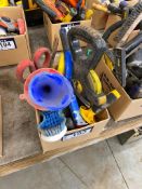 Lot of Asst. Tape Measures, Tin Snips, Rope Guides, etc.