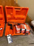 Lot of Ramset D60 Powder Fastening Tool and 3 Boxes Fasteners.