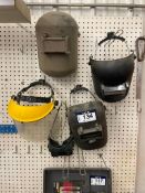 Lot of (3) Welding Masks, Face Shield and Welding Goggles.