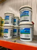 Lot of (9) Pails Top-Cast Top Surface Retarder.