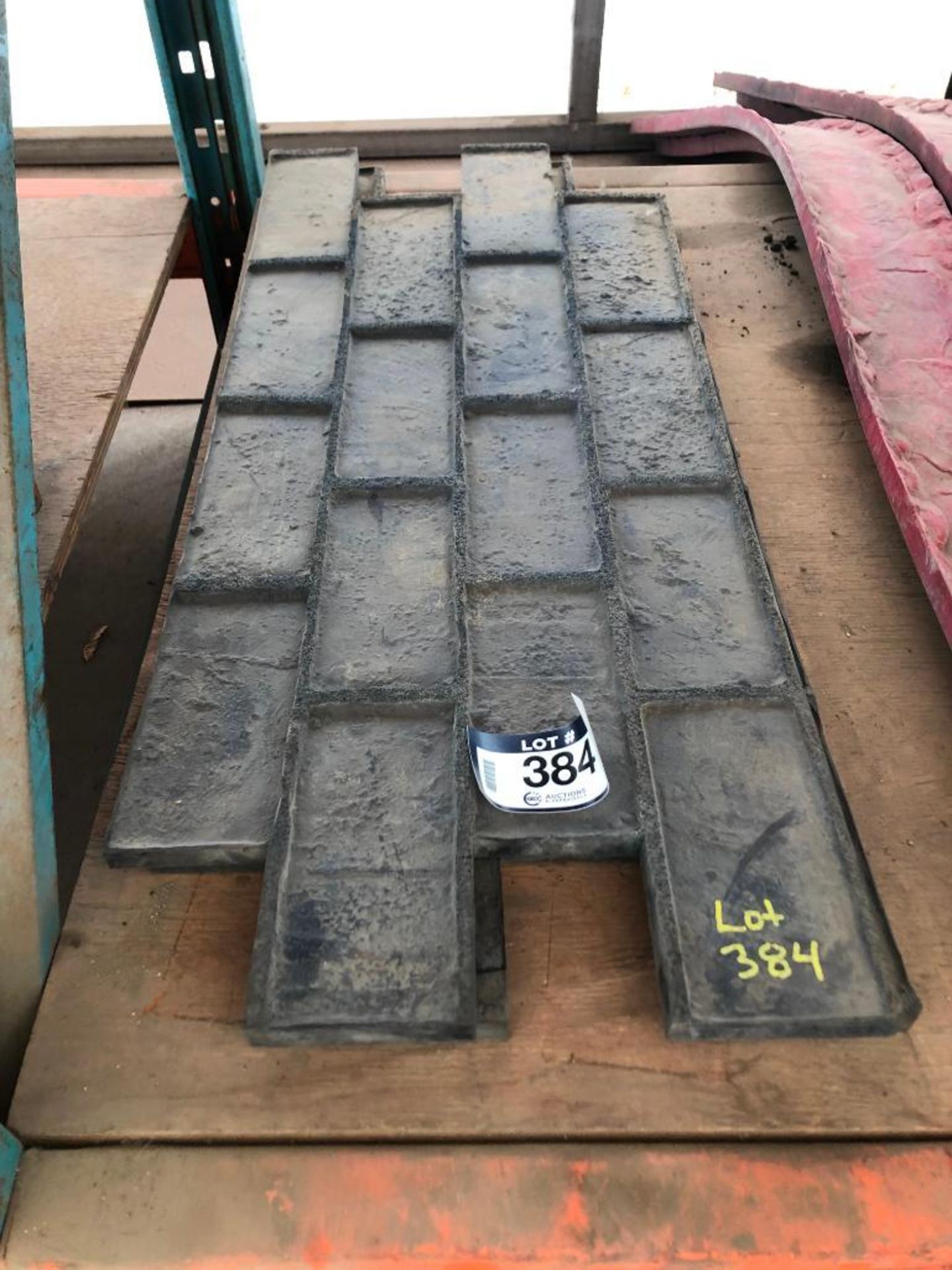 Lot of (2) Brick Concrete Stamping Mats.