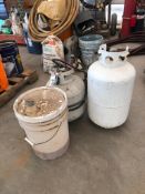 Lot of (2) Tiger Torches, 20lb LPG Tank and 30lb LPG Tank.