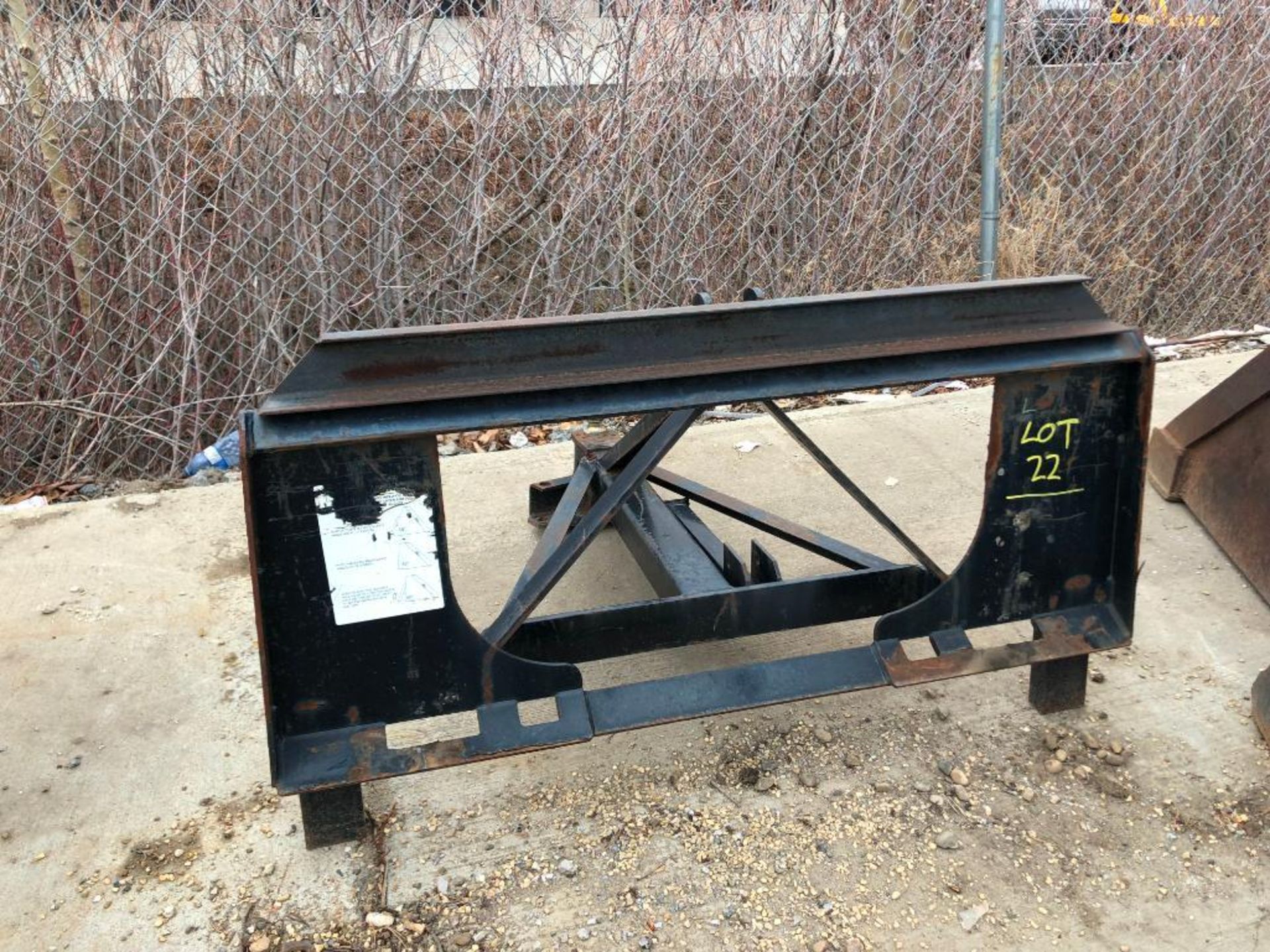 Skid Steer Trailer Moving Attachment - Image 2 of 3