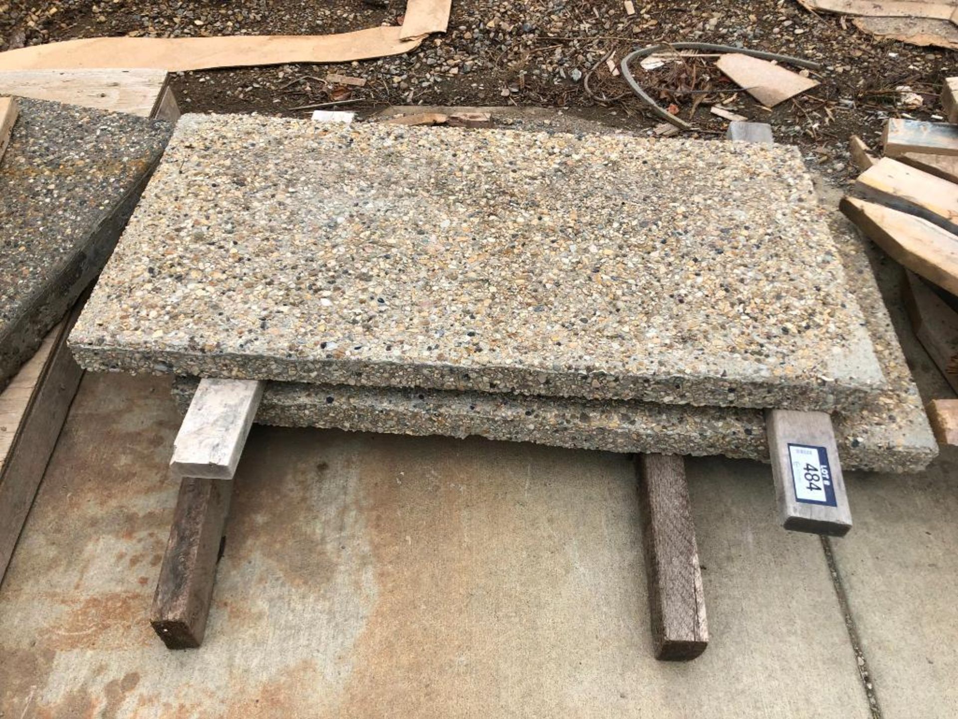 Lot of (2) 24" X 48" Concrete Pads